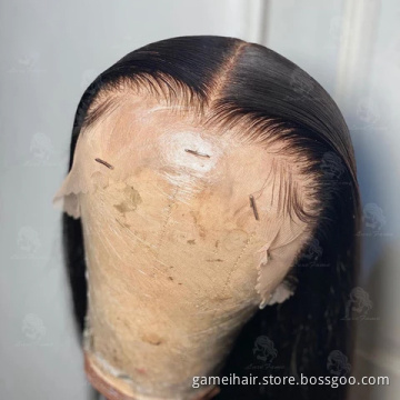 180% Density raw HD Full Lace Human Hair Wigs For Black Women.Wholesale  HD Virgin Brazilian Hair Lace Front Wigs